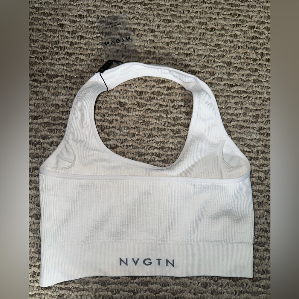 NVGTN Limitless Ribbed Seamless Halter Bra